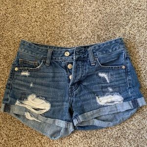 denim shorts